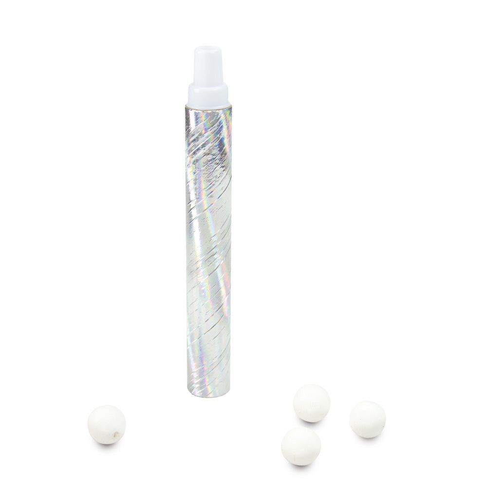COFFRET 5 SARBACANES + 50 BOULES IRIDESCENT PARTY