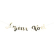 GUIRLANDE LETTRES JOYEUX NOEL OR