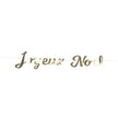 GUIRLANDE LETTRES JOYEUX NOEL OR
