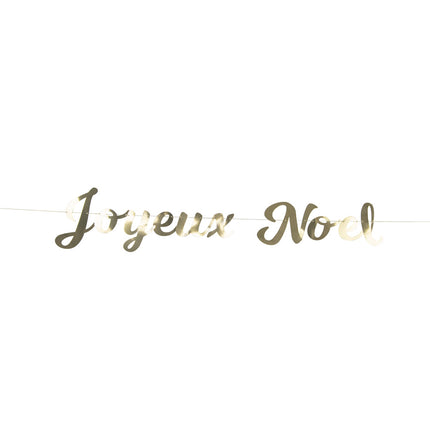 GUIRLANDE LETTRES JOYEUX NOEL OR