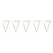 GUIRLANDE FANIONS BLANCHE ET OR 3M