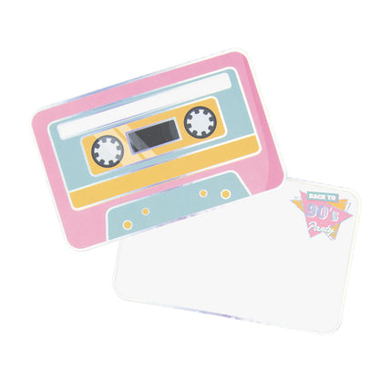 SET DE 8 CARTES 90'S PARTY
