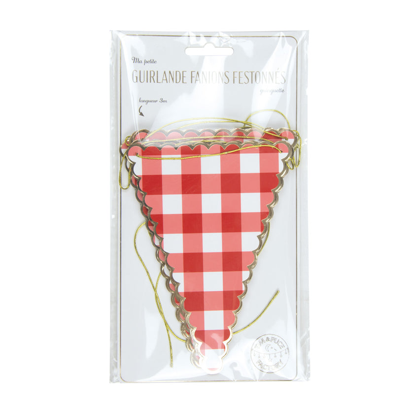 GUIRLANDE FANIONS GUINGUETTE 3M