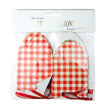 PETITES BOITES A FESTONS VICHY GUINGUETTE X 8