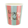 Gobelets festonnes 200ml happy birthday x 8 3