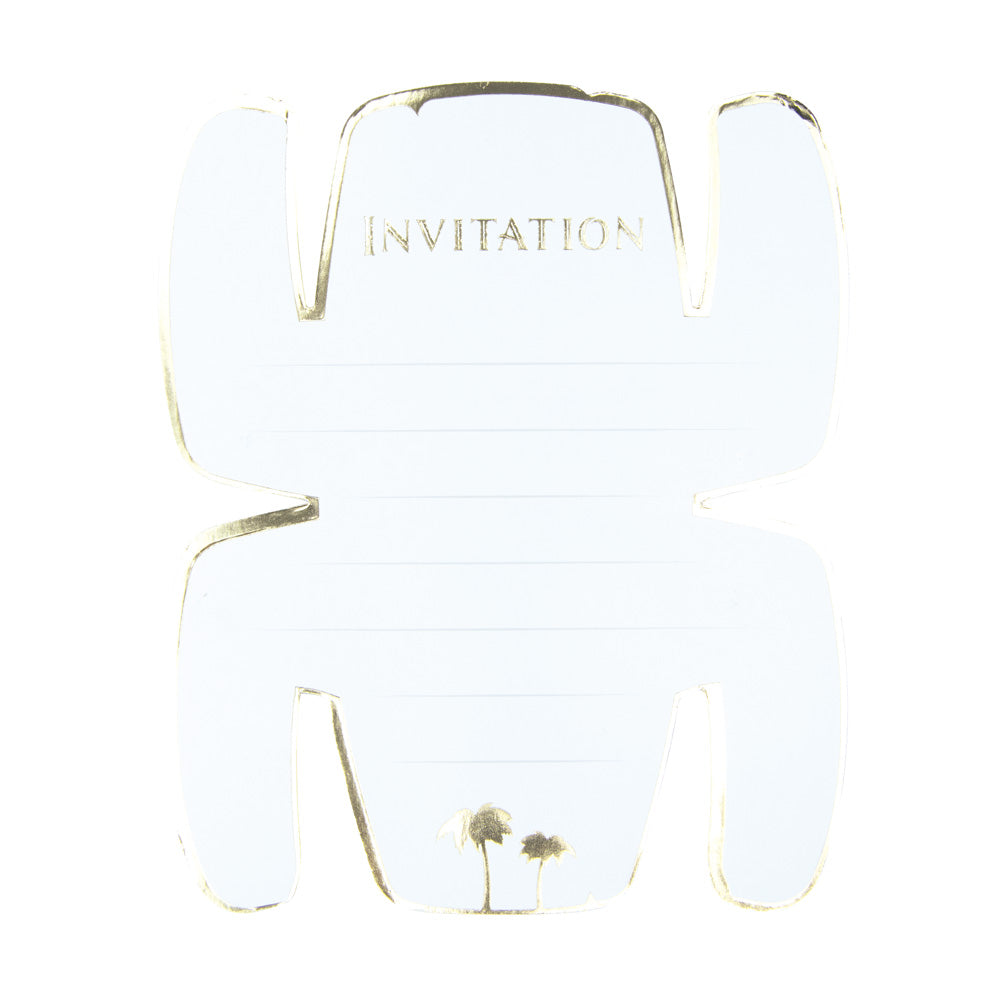 SET DE 8 INVITATIONS TOTEM AVENTURIER