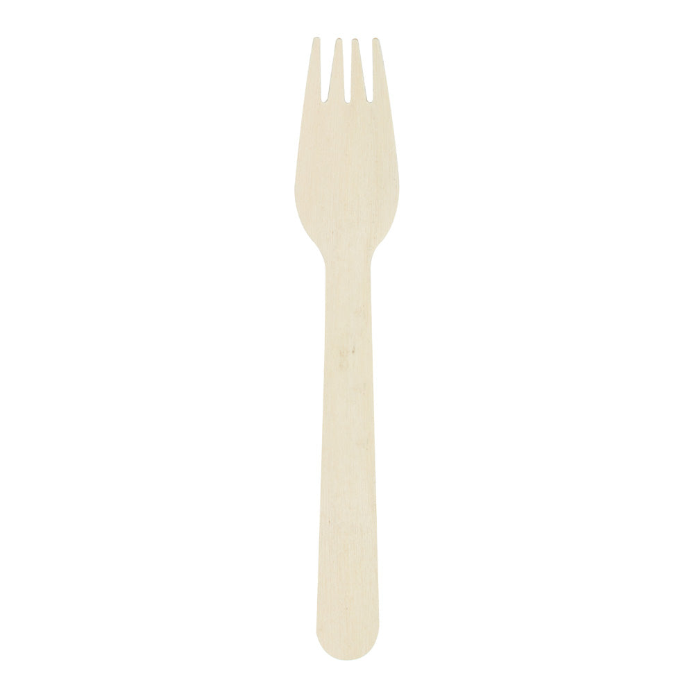 PETITES FOURCHETTES EN BOIS NATUREL X 8
