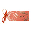 ETIQUETTES CADEAUX FOUGERE TERRACOTTA X 10