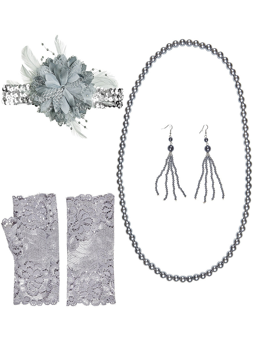 Kit accessoires charleston années 20 femme