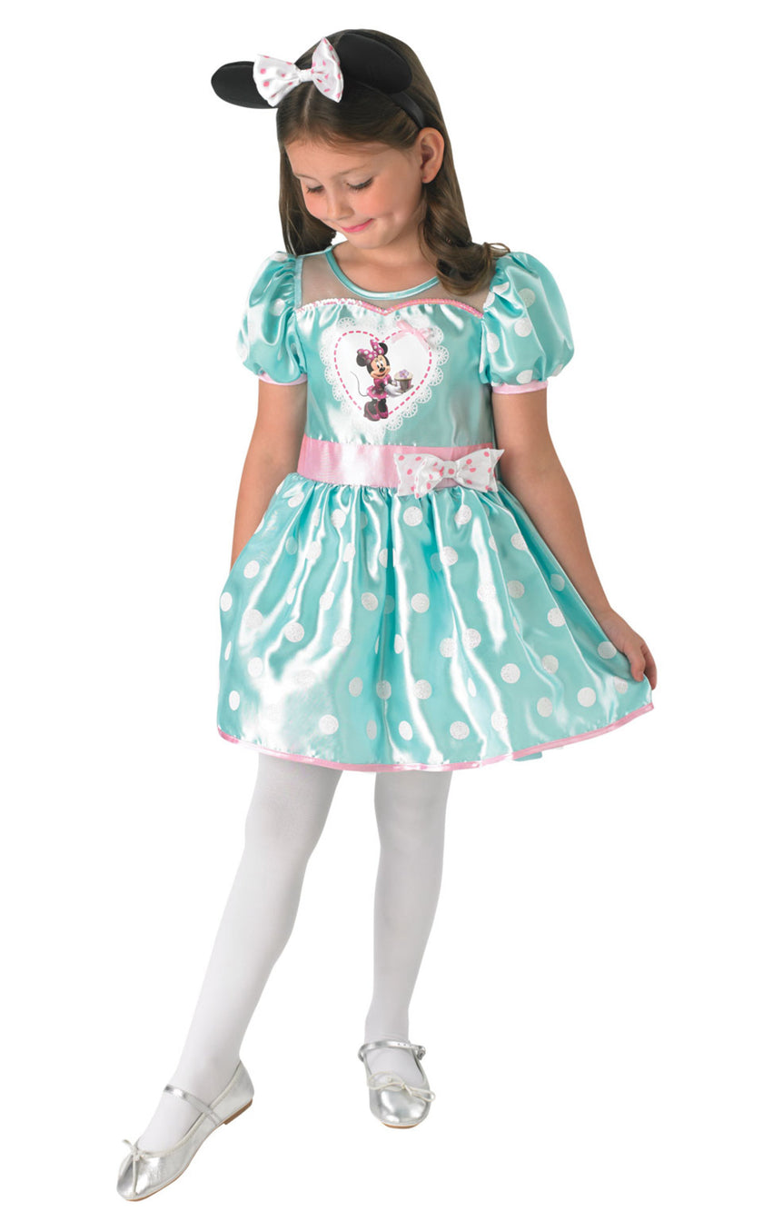 Déguisement Minnie Mouse bleu fille