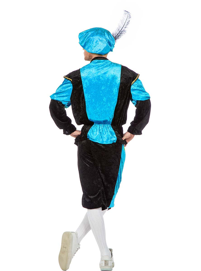 Déguisement Père Fouettard turquoise homme