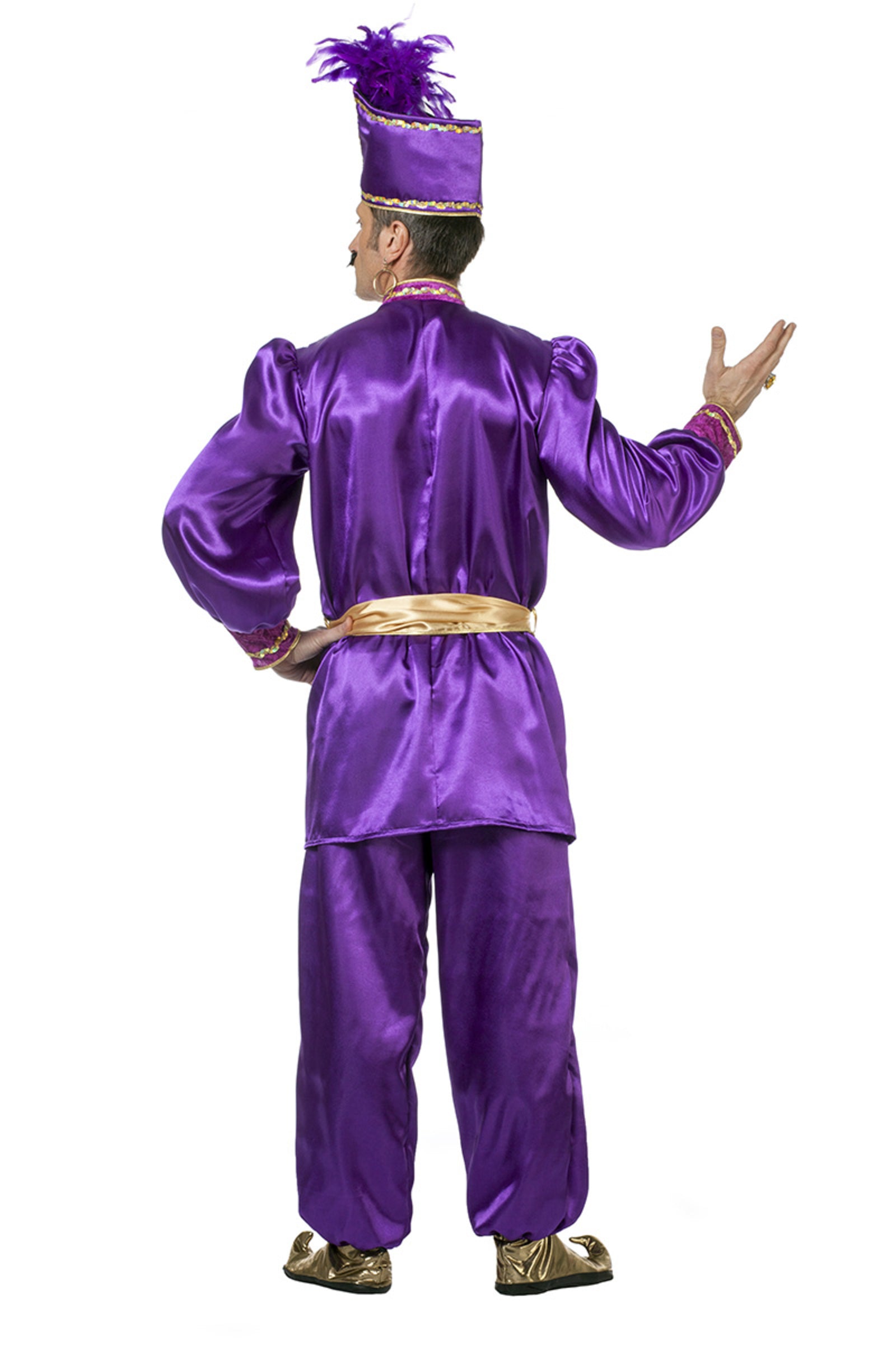 Déguisement Sultan violet homme