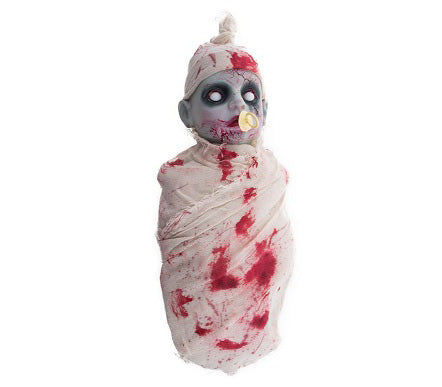 zombie bébé lumineux et sonore 50cm