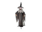 sorcier gris lumineux sonore et motorisé 1.8m