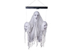 suspension 3 ttes fantme lumineuse sonore motorise 90cm
