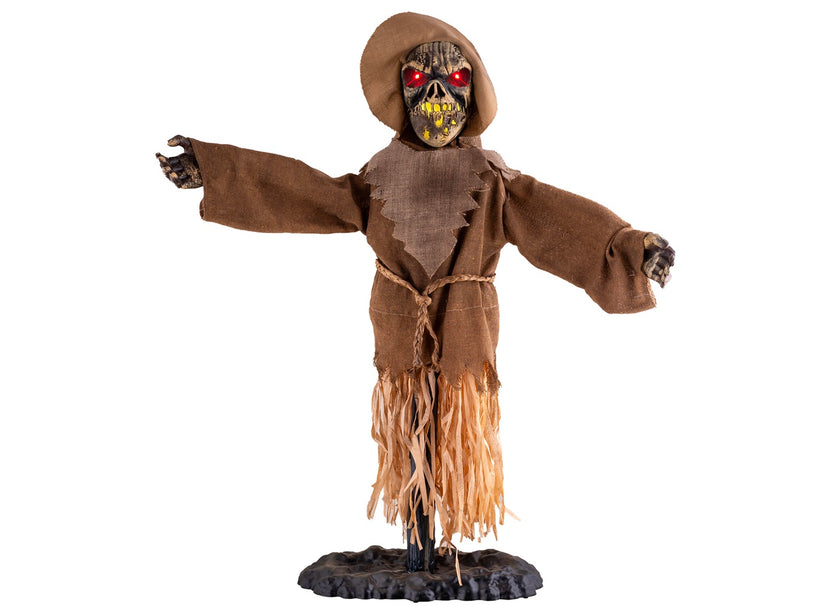 épouvantail zombie horreur lumineux sonore et motorisé 93cm