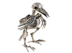 squelette de corbeau 20cm