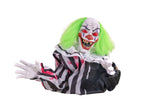 clown de table d'horreur lumineux sonore et motorisé 35cm