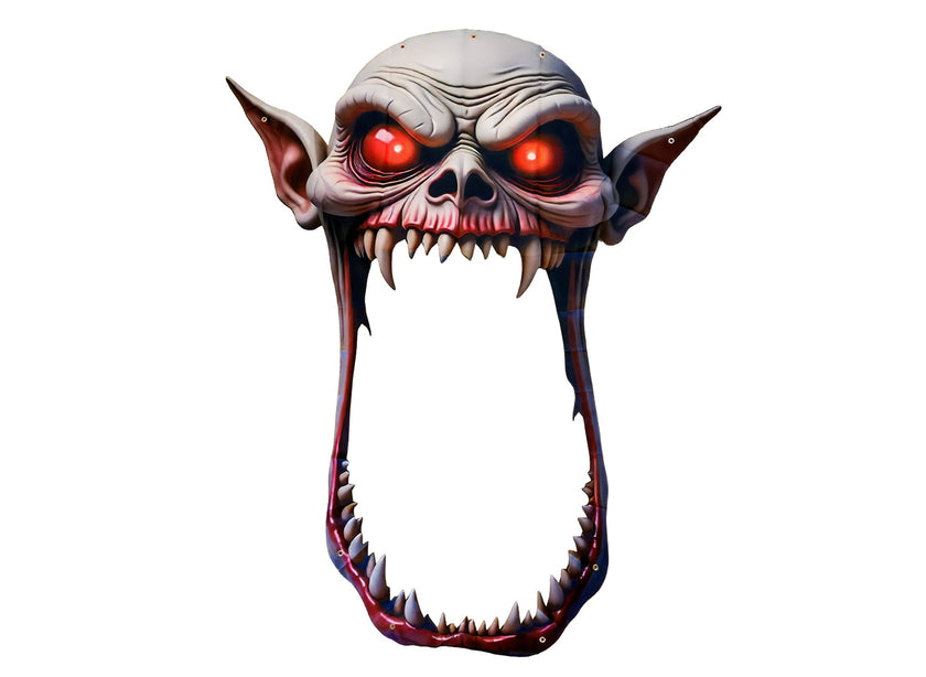 décoration de porte halloween demon 1.95x1.68m