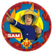 8 grandes assiettes Sam le Pompier