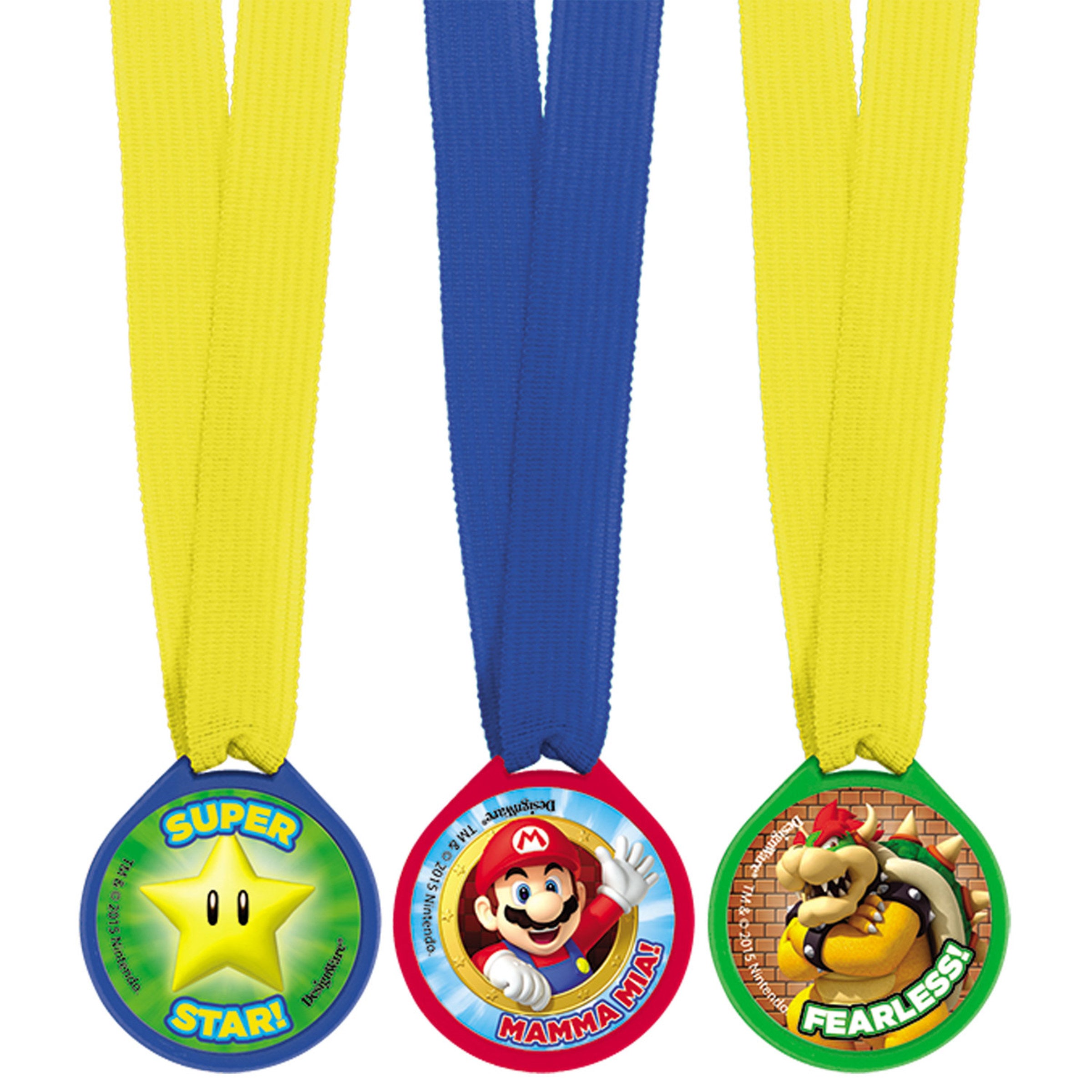 12 médailles Super Mario Bros