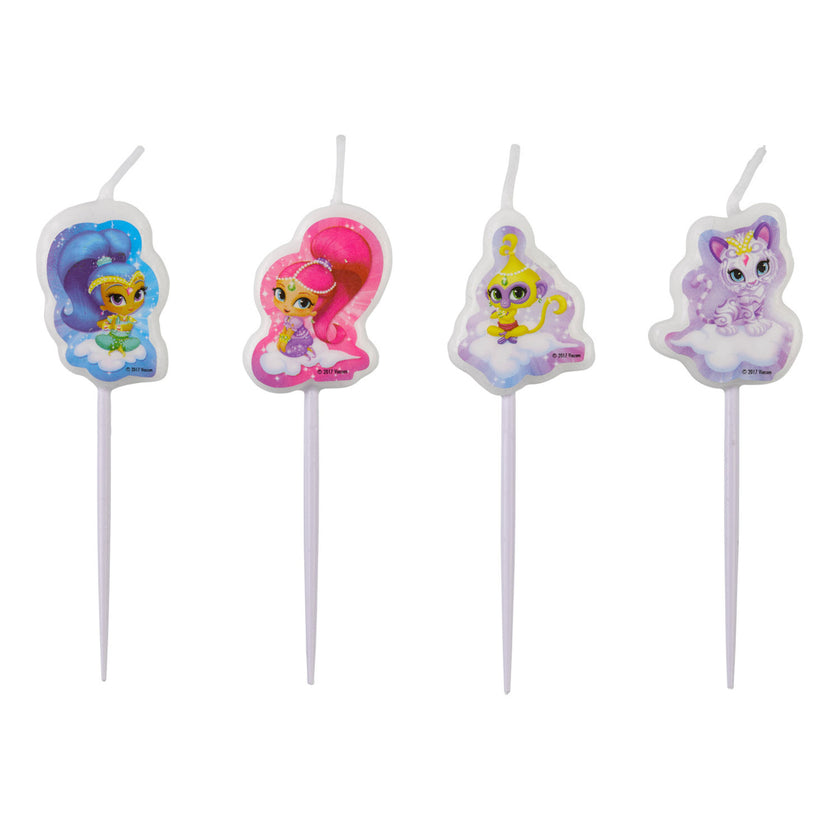 4 bougies Shimmer et Shine