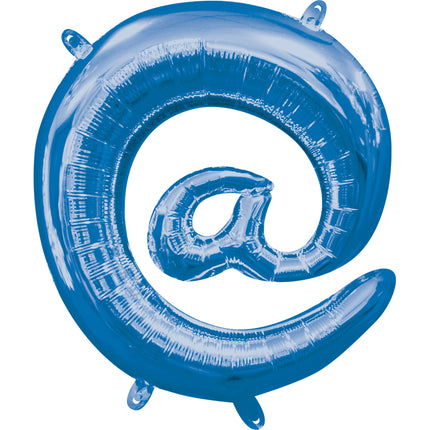 Ballon @ bleu 40 cm