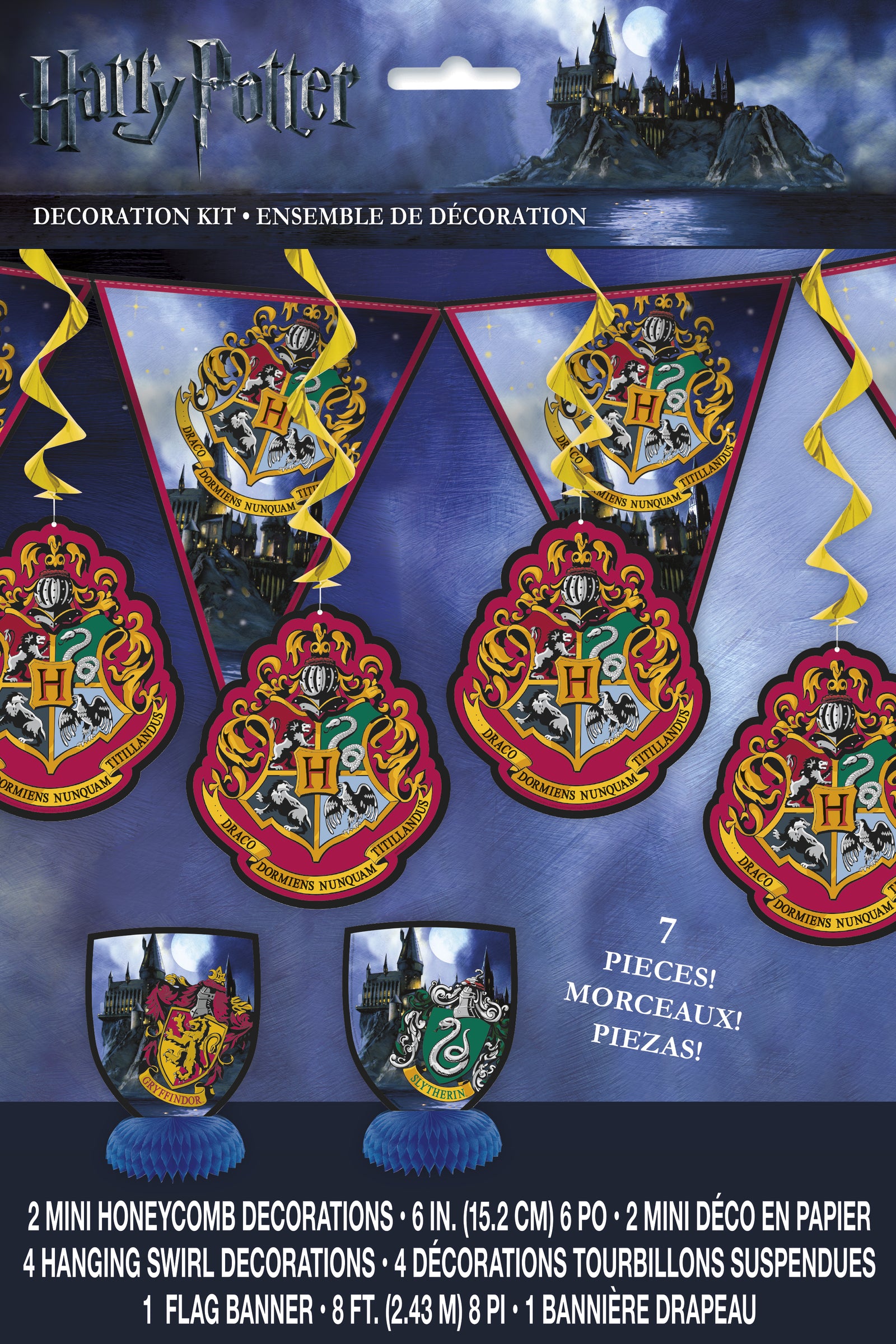 Kit de Décoration fête Maisons Poudlard - Harry Potter