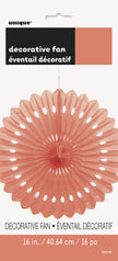 Rosace en papier corail - Gamme couleur unie