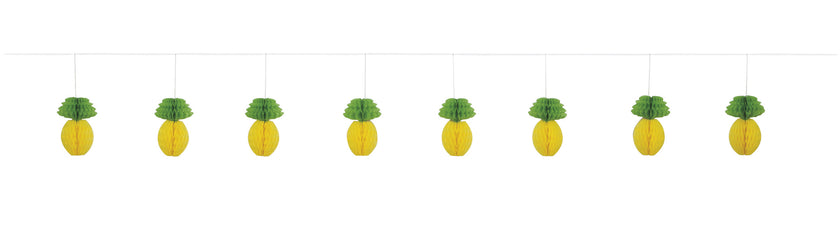 Guirlande ananas en nid d'abeille