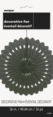 Rosace en papier couleur noir - Gamme couleur unie