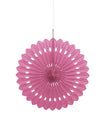 Rosace en papier couleur rose- Gamme couleur unie
