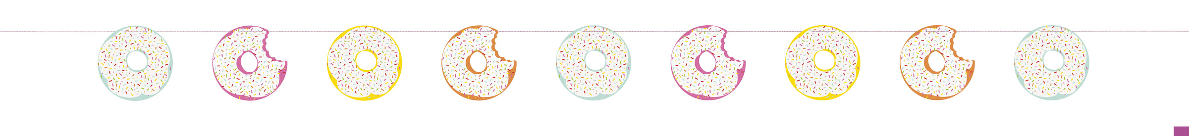 Guirlande - Donut Party