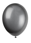 10 ballons couleur noir - Gamme couleur unie