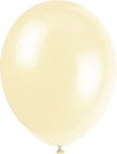 10 ballons couleurs pastel variés - Gamme couleur unie