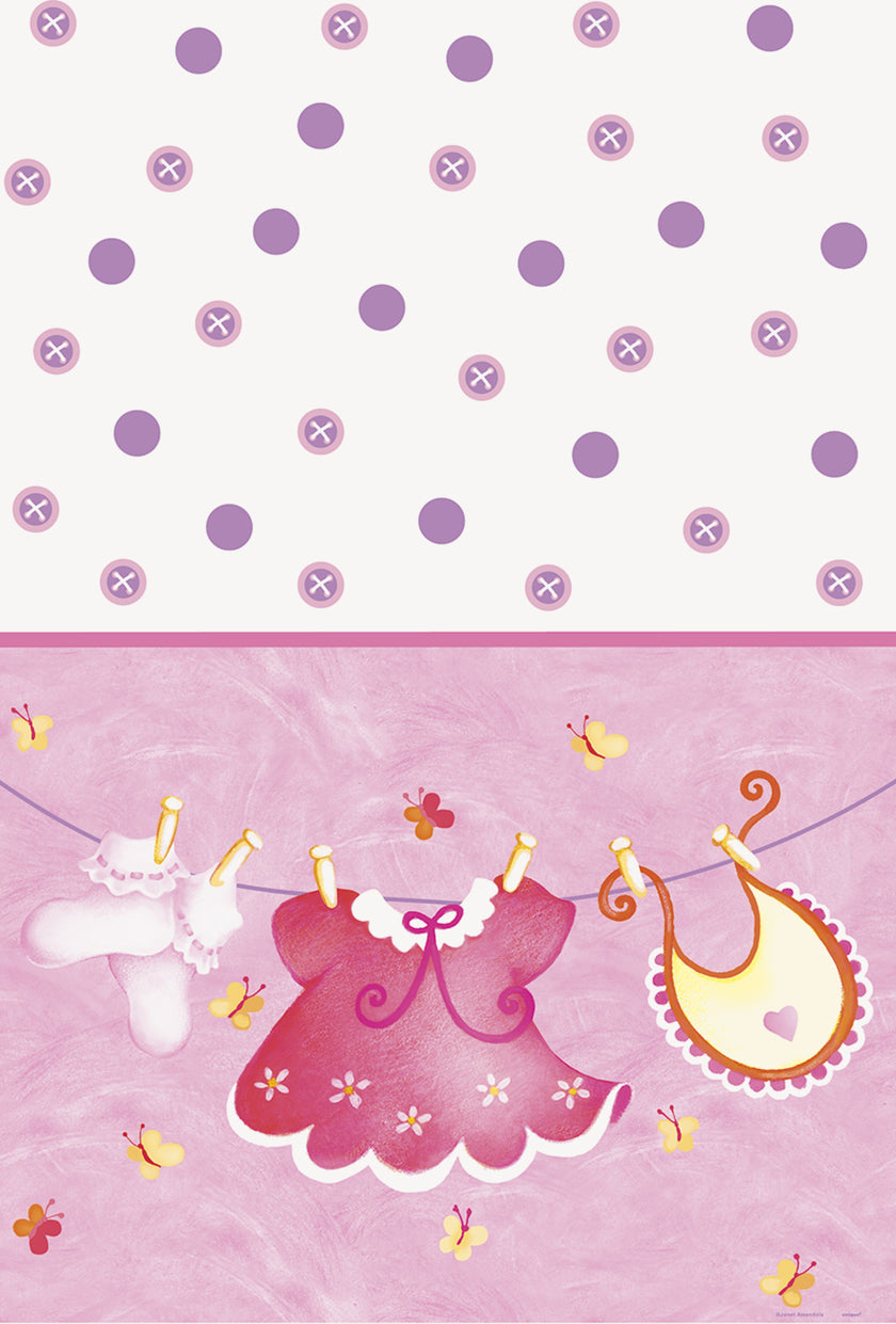 Nappe It's a girl - Clothesline Baby Shower