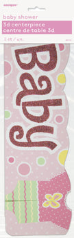 Centre de table rose - Baby Shower