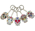 porte-clefs crâne dia de muertos mix 5.5cm