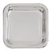 Nappe rectangulaire argentée- Gamme couleur unie