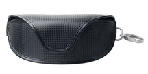 étui pour lunettes avec mousqueton noir