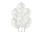 lot de 6 ballons de fête motif flocons de neige 30cm