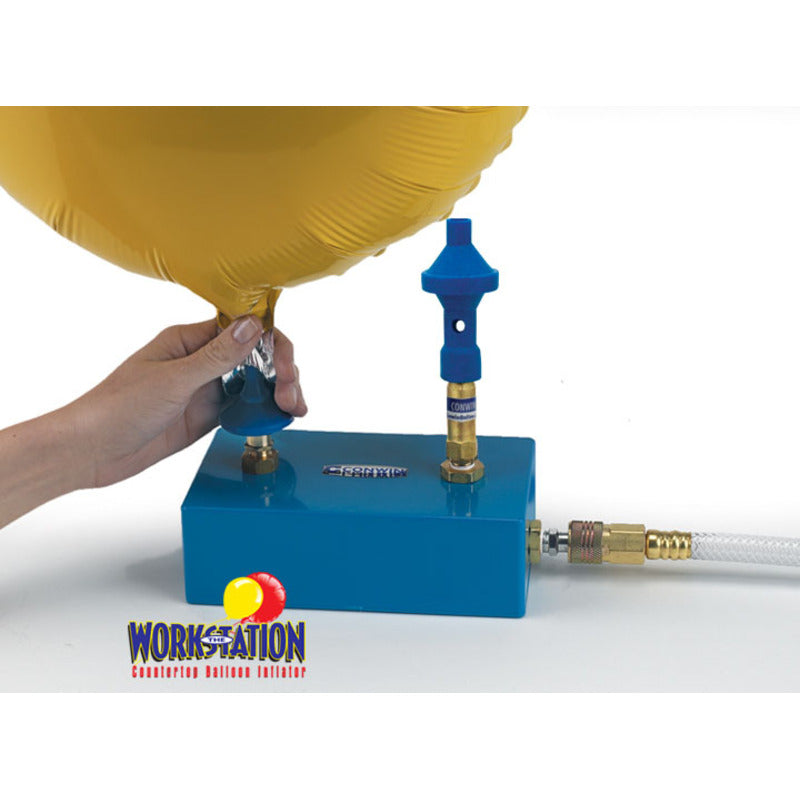Station De Travail Gonfleur Avec Valve Poussoir 60/40 - Conwin