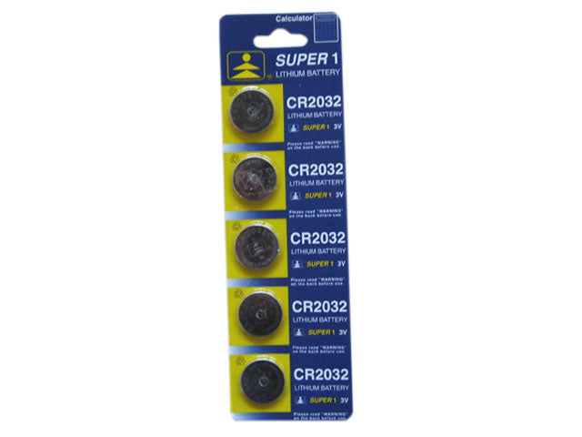 5x piles cr2032