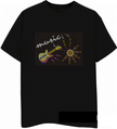 t-shirt lumineux complet guitare music
