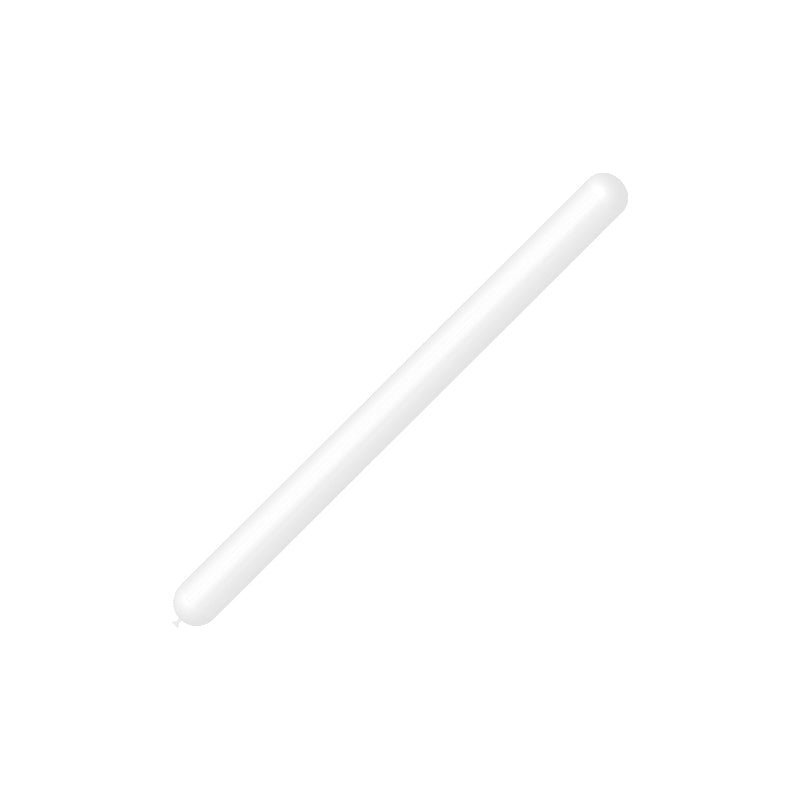 100 Ballons Modeling HG360 Métal Blanc - Balloonia
