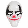 masque de clown dmoniaque blanc
