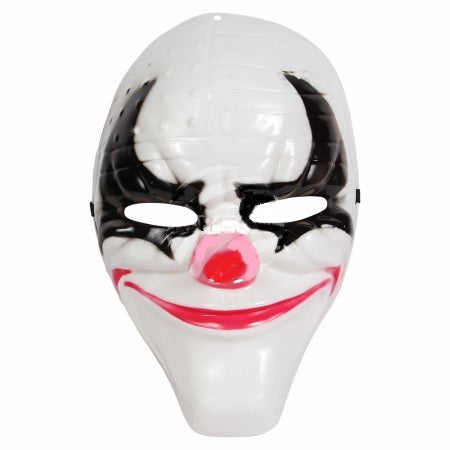 masque de clown dmoniaque blanc