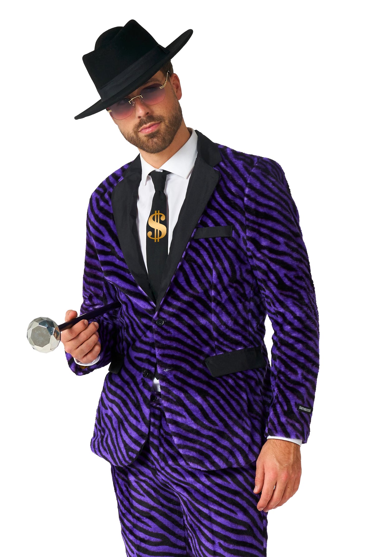 Costume Suitmeister Purple Pimp - Coral Fleece