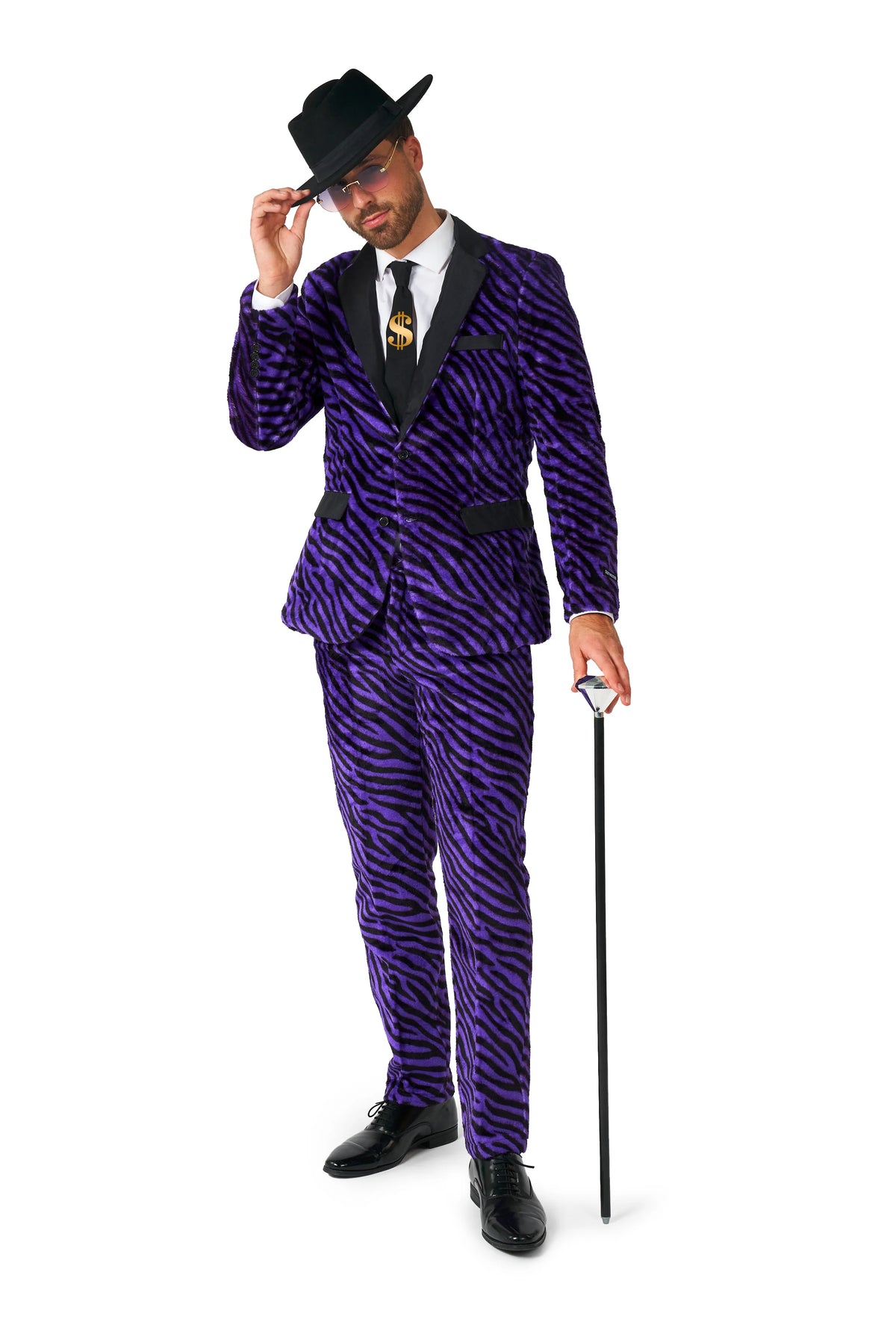 Costume Suitmeister Purple Pimp - Coral Fleece