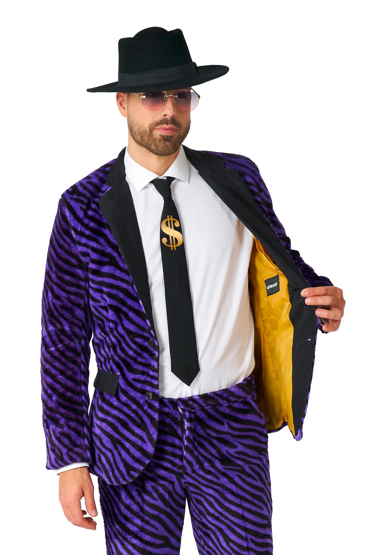 Costume Suitmeister Purple Pimp - Coral Fleece